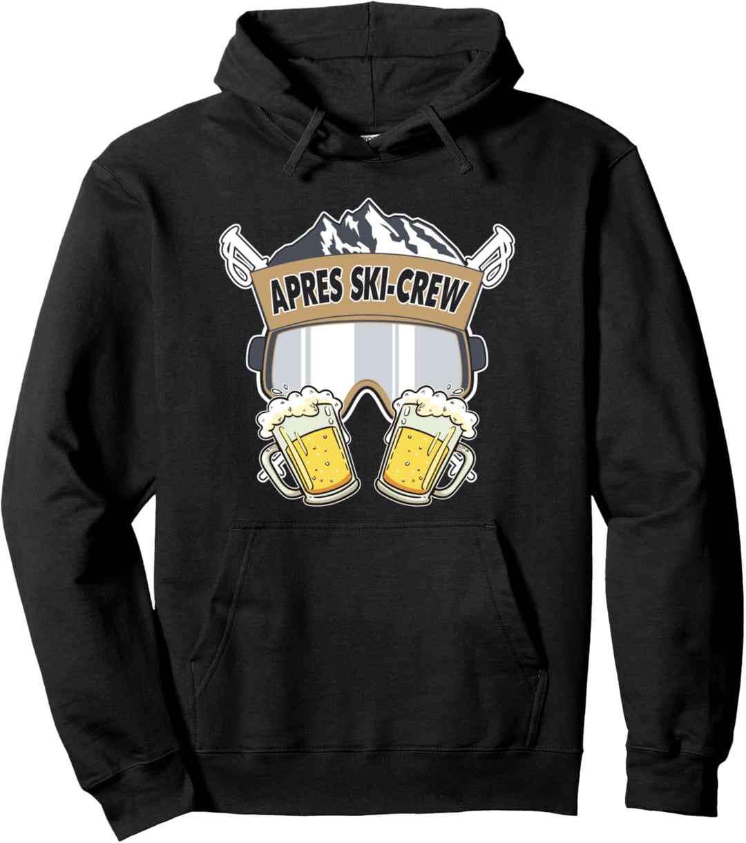 Apres Ski Crew Kostüm Skifahrer Skilehrer Pullover Hoodie