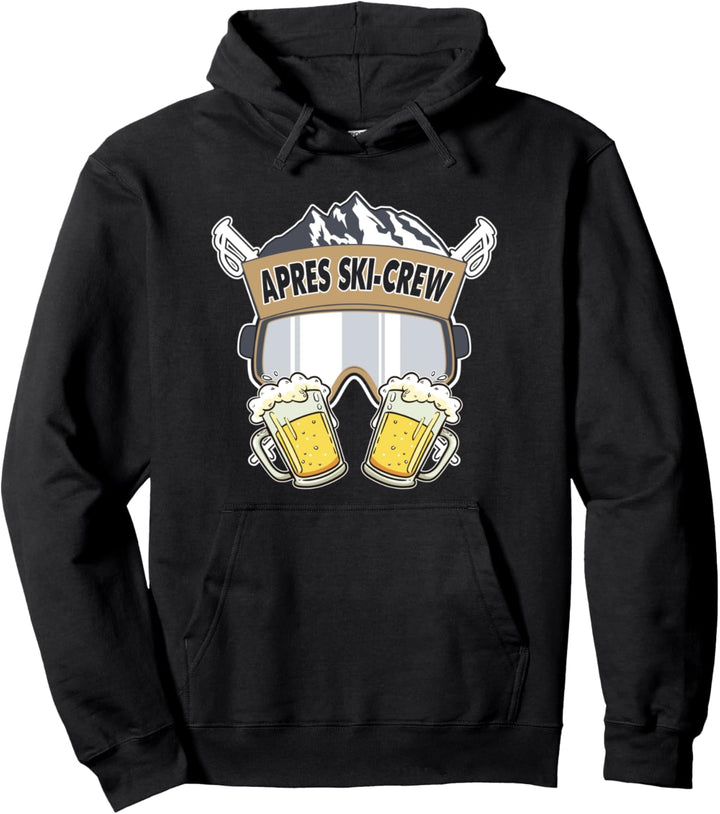Apres Ski Crew Kostüm Skifahrer Skilehrer Pullover Hoodie