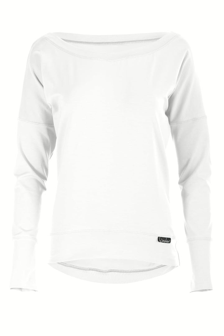 Winshape Damen Freizeit Sport Dance Fitness Longsleeve WS2 XS Weiss, XS Weiss