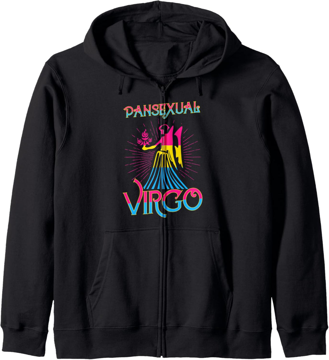 Pansexual Virgo Zodiac Sign Birthday Horoscope LGBTQ Kapuzenjacke