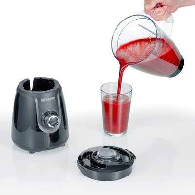 SEVERIN Standmixer mit 1,5 L Mixbehälter aus Tritan, Mixer mit 2 Stufen und Pulse-Funktion, leistung