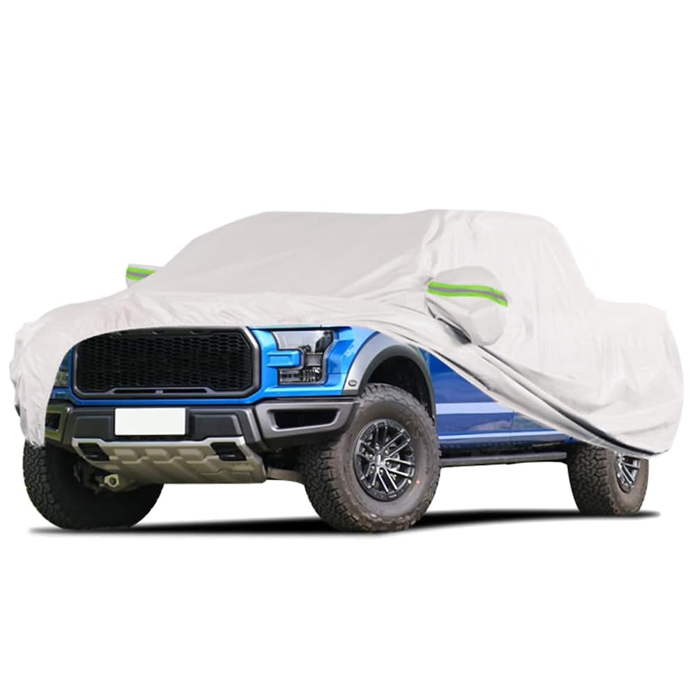 Blueshyhall Autoabdeckung Pickup, Autoabdeckung Stoff für Ranger Hilux Tacoma und mehr, 5,4 x 2 m Pi