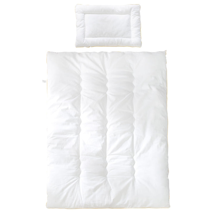 roba Kindersteppbett - Kinder Bettdecke 100 x 135 cm + Kissen 40 x 60 cm - Baby Set (Inlett) - 4 Jah