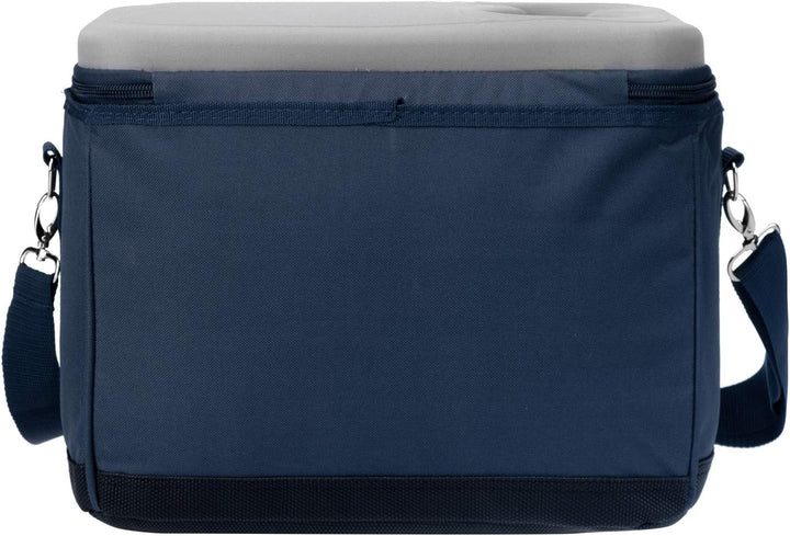 anndora Kühltasche 22 L Picknick Kühlbox 35 x 24 x 27 cm - Farbauswahl navy blau weiss, navy blau we