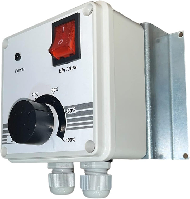 Uzman Industrie Drehzahlregler 2000 Watt Drehzahl- Regler Drehzahlsteuerung für Ventilatoren, Gebläs
