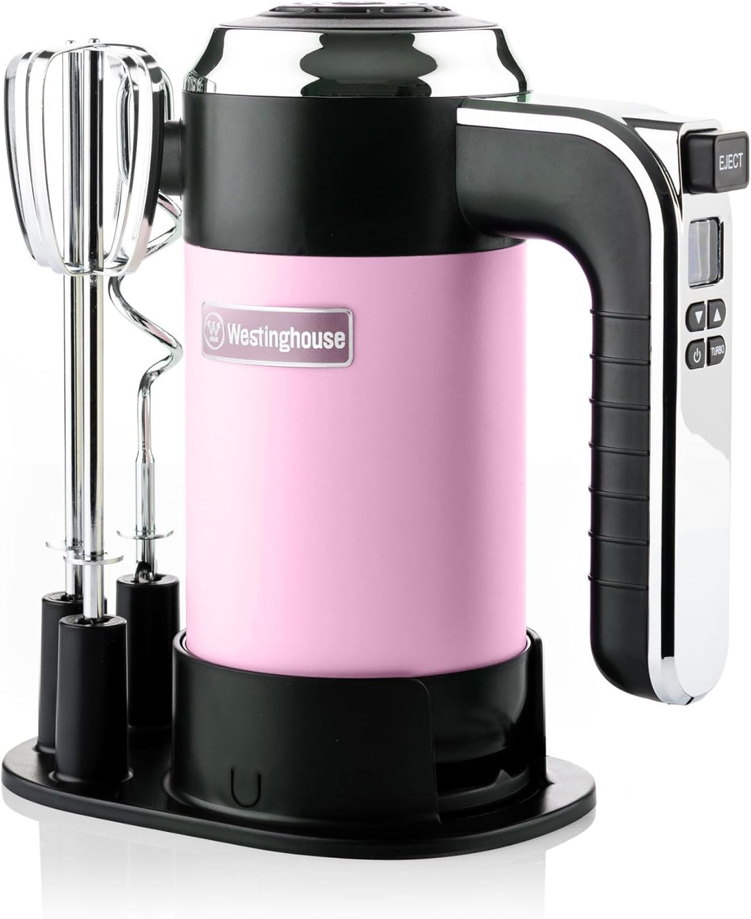 Westinghouse Retro Handmixer, 5 Geschwindigkeitsstufen + Turbofunktion, 2 Rührbesen, 2 Knethaken, LC