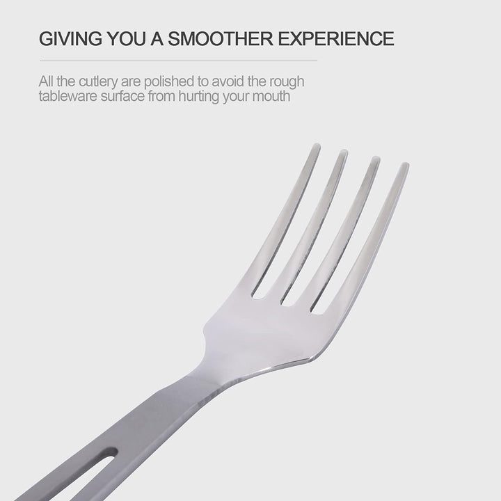 Boundless Voyage Outdoor Titan Löffel Gabel Stroh Messer Essstäbchen ultraleicht tragbar Picknick Be