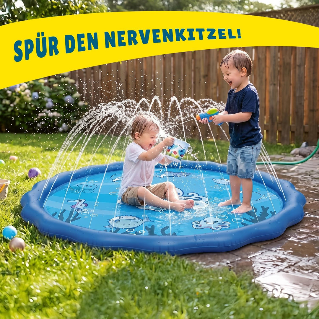 Super Splash® | Kinder Wasserspielgeräte | Pool mit Wasserdüsen | Kinder-Teppichspielzeug für drauss
