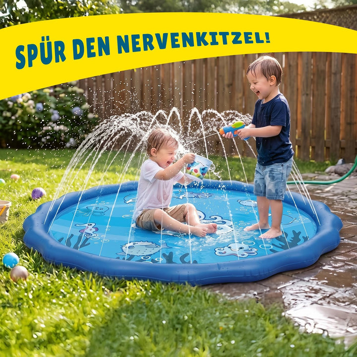 Super Splash® | Kinder Wasserspielgeräte | Pool mit Wasserdüsen | Kinder-Teppichspielzeug für drauss