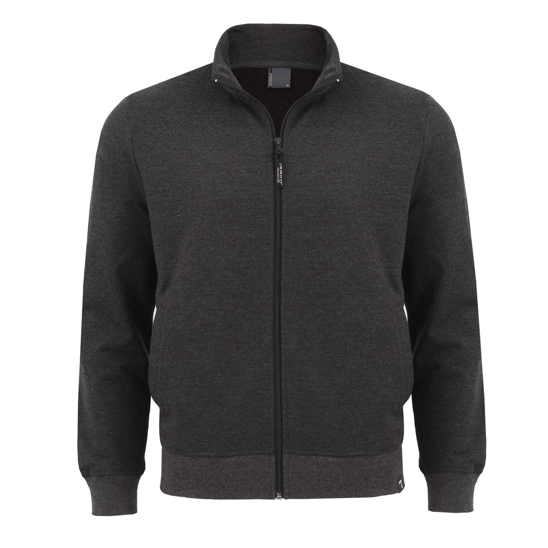 Imako® Herren Herren Premium Sweatjacke Sweatshirt-Jacke Sweatshirt mit Reissverschluss M Anthrazit,