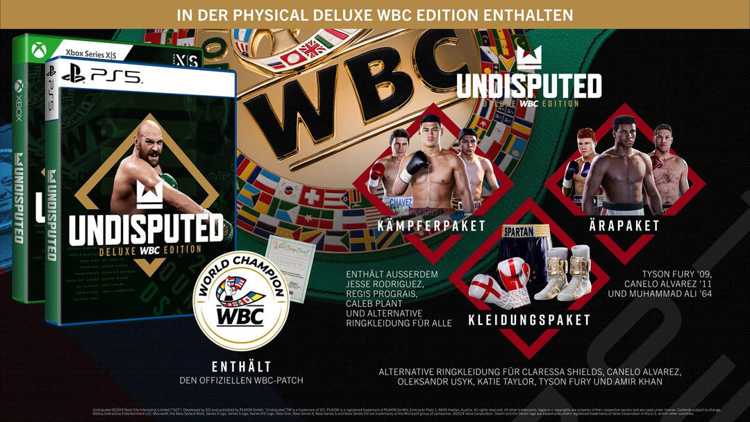 Undisputed Deluxe WBC Edition (PS5) PlayStation 5 WBC Edition, PlayStation 5 WBC Edition