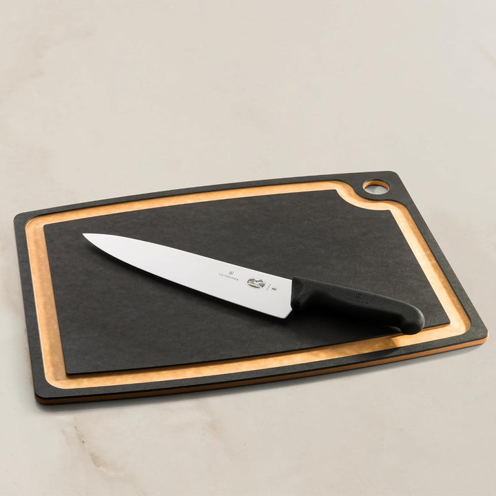 Victorinox Fibrox Kochmesser, Breites Universalmesser für Fleisch, Fisch, Gemüse und Kräuter, 25 cm,