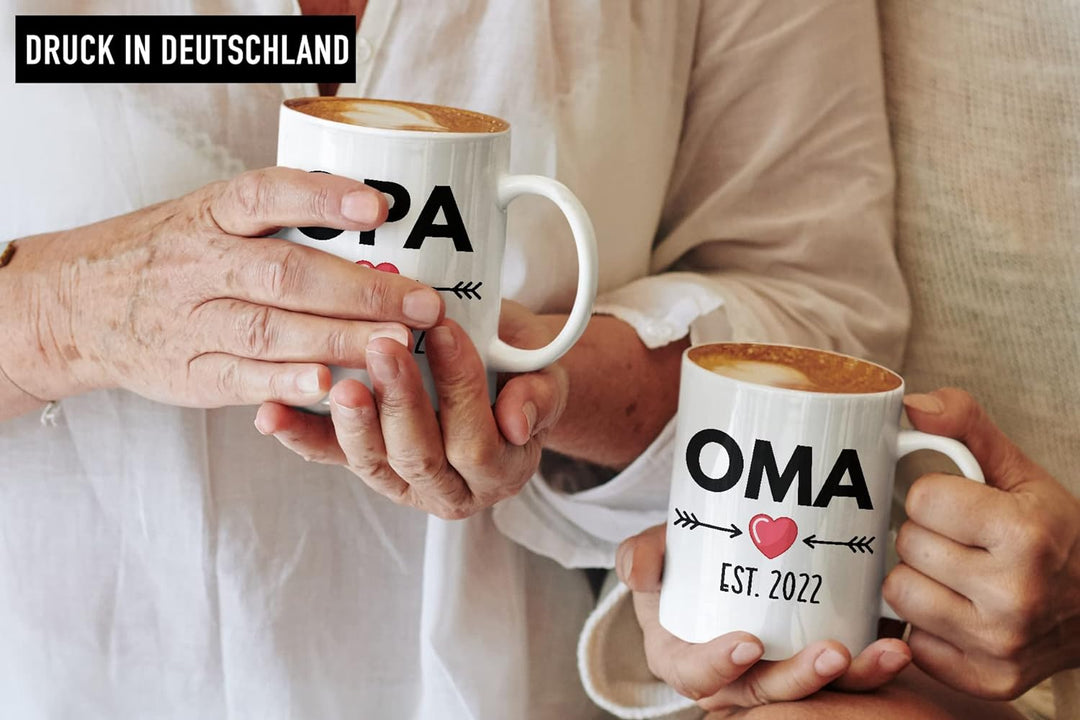 Trendation - Ihr werdet Oma und Opa 2022 Geschenk Schwangerschaft Verkünden Überraschung Baby Du Wir