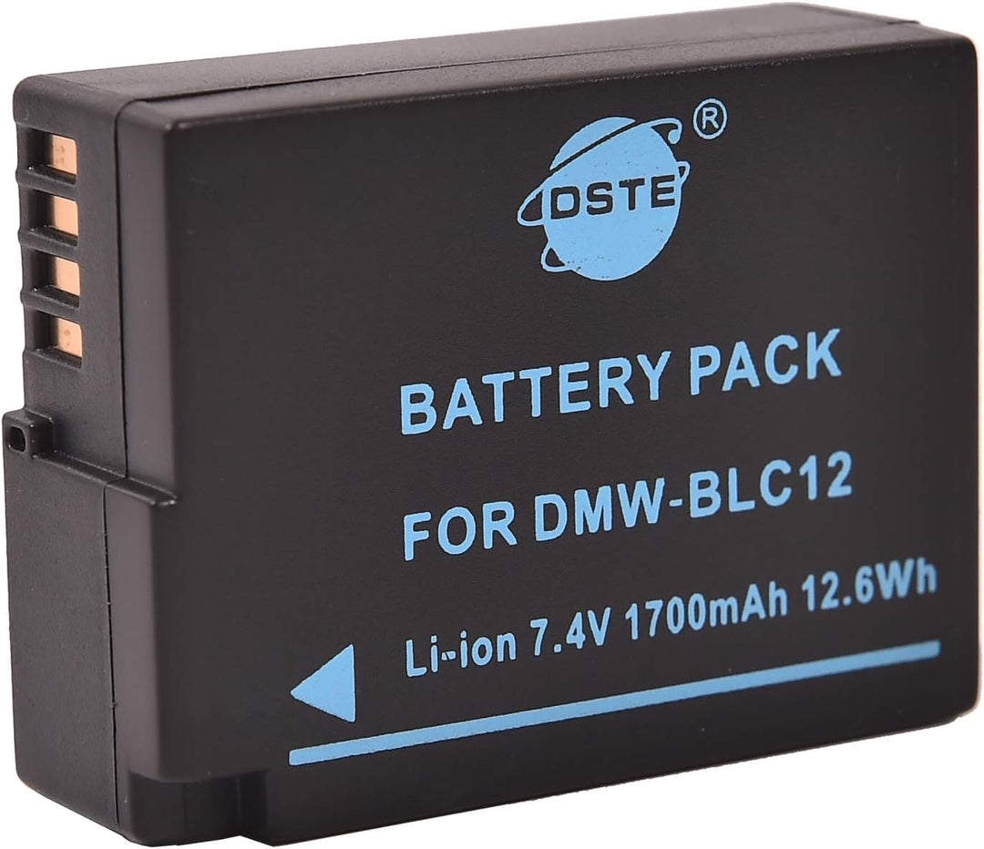 (2-Pack) DMW-BLC12 DSTE Ersatz Batterie Akku Kompatibel für DMW-BLC12E und BP-DC12,Sigma BP-51,V-LUX