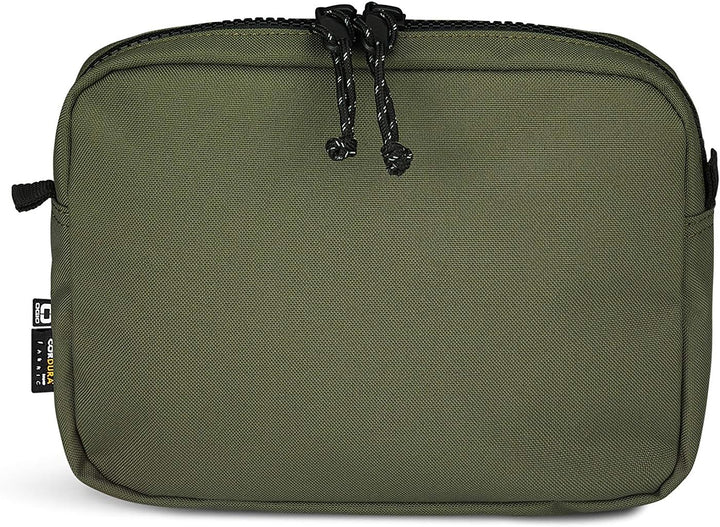 OGIO Alpha Convoy Eco-Codura MOD Organizer-Tasche mit sicheren YKK-Clips und Reissverschluss, Olivgr