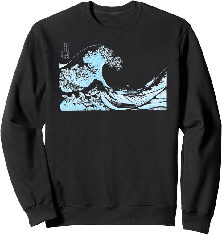 Berühmte Klassische Japanische Kunst Die Grosse Welle Hokusai Sweatshirt