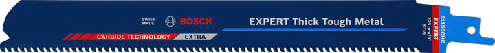 Bosch Professional 3x Expert ‘Thick Tough Metal’ S 1155 CHC Säbelsägeblatt (für Zäher Stahl, Gusseis