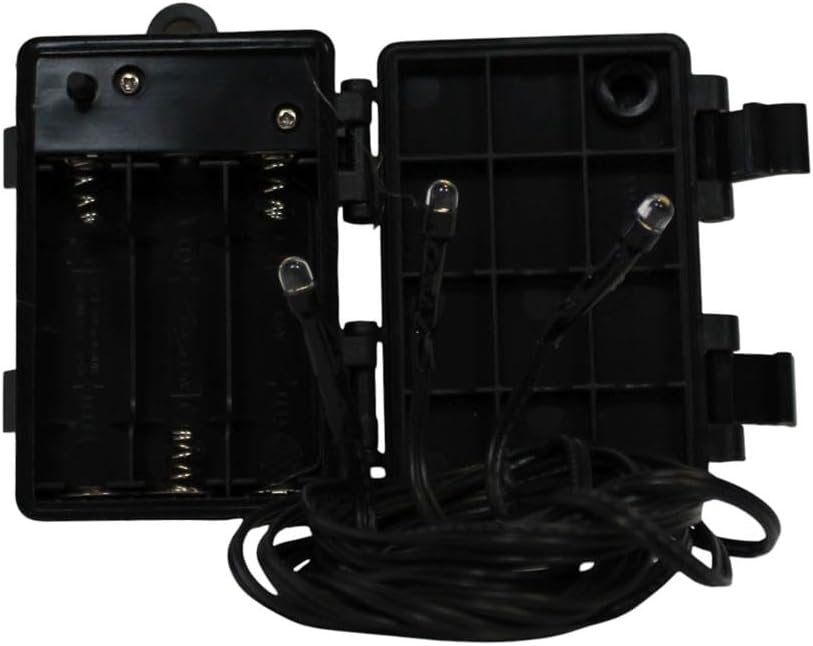 ZICOM Krippenzubehör Miniaturzubehör Batteriebox für 3X AA, ON/Off/Timer mit 3 LED, 4,5 Volt Kabellä
