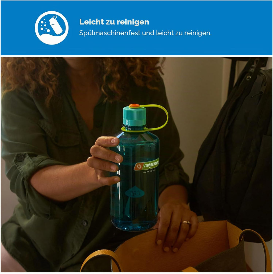 Nalgene Unisex – Erwachsene EH Sustain Trinkflasche, Cerulean, 1 L Cerulean Single, Cerulean Single