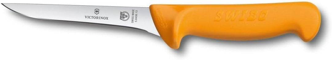 Victorinox Küchenmesser Swibo Ausbeinmesser Normaler Schliff Schmal 10 cm Schwarz, 10 cm Schwarz