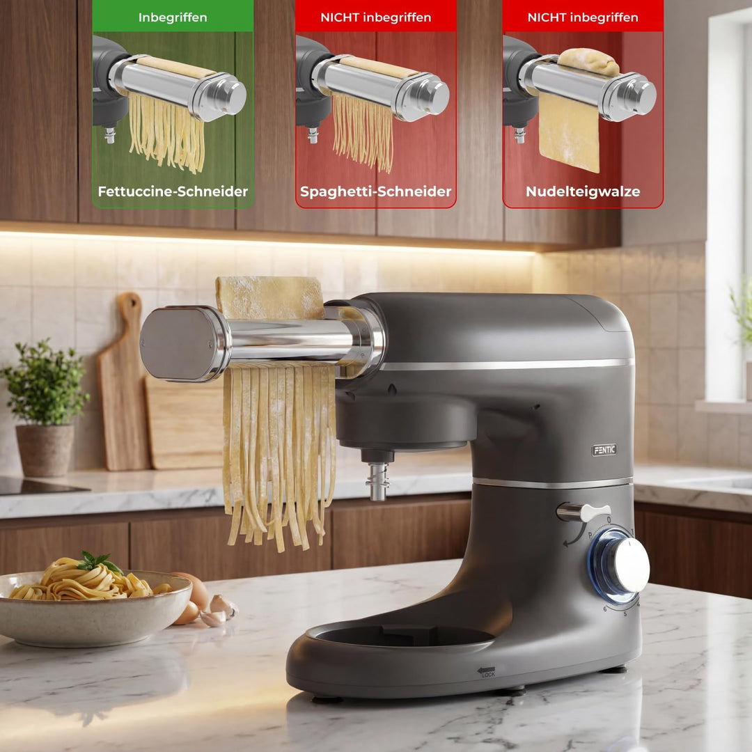 Fentic Nudelmaschine für Fettuccine – Nudelmaschine Elektrische Geeignet für Fentic SM-1504P und SM-