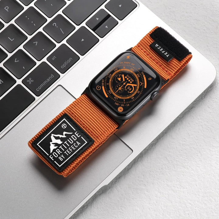 Tefeca Fortitude Serie Ultrawide Armband Kompatibel mit Apple Watch Ultra/Ultra2 Serie 9/8/SE2/7/6/S