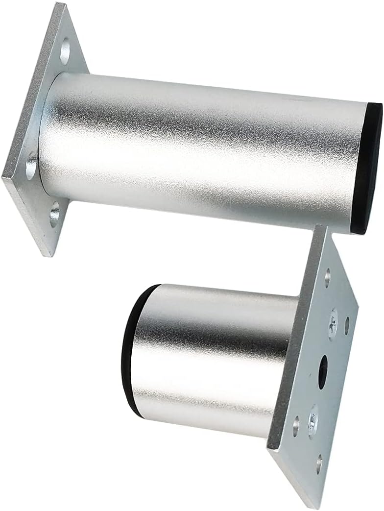 Qrity 250mm Silber Höhe Möbel Beine Schrankfüsse Aluminiumlegierung Küchenfüsse Sofa Füsse Metall Ti