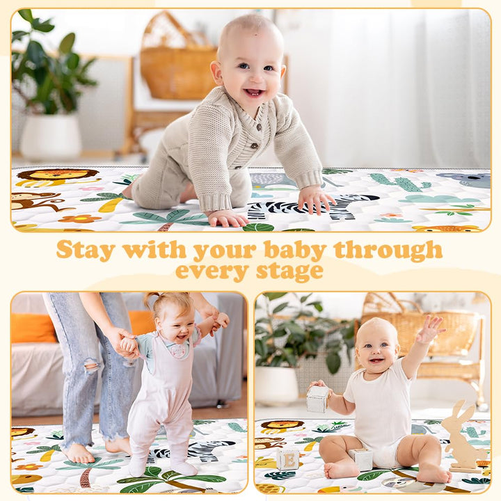 Aolso Baby Spielmatte, Baby Krabbelmatte, Faltbare Spielmatte, Krabbeldecke, Kleinkind Aktivität-Spi