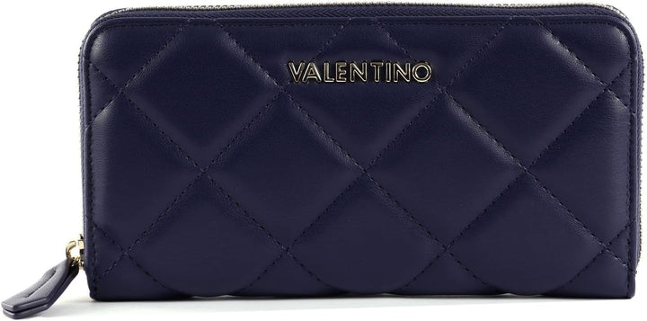 Valentino Damen Ocarina Travel Accessory-Bi-Fold Wallet De mano Blu, De mano Blu