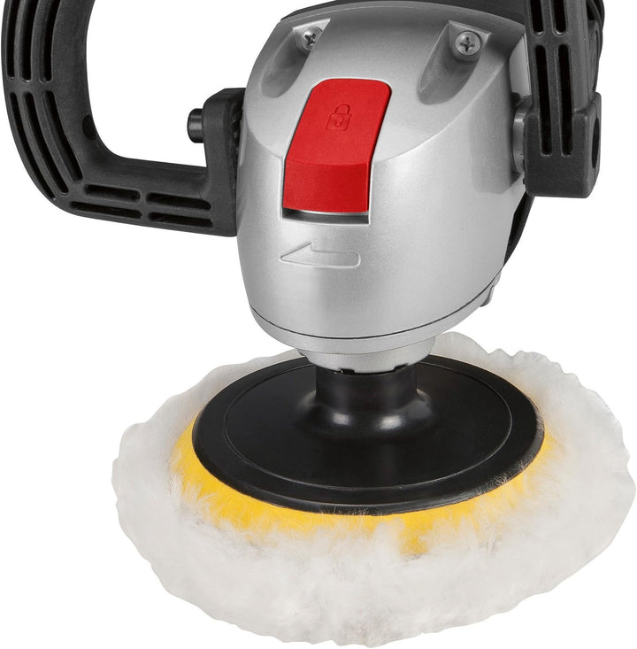 Skil Masters Polierer 9955 MA (1.300W, 600-3.600 min-1, Ø125 + Ø180 mm Polierteller, 4m Kabel, + 2x