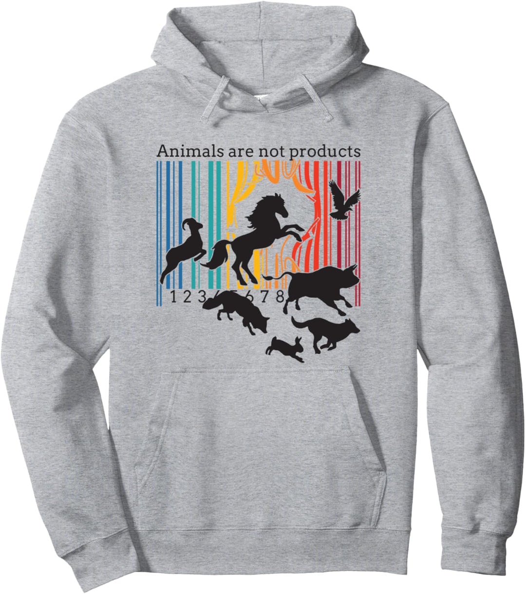 Animals Are Not Products Liberation Vegetarische Tierrechte Pullover Hoodie