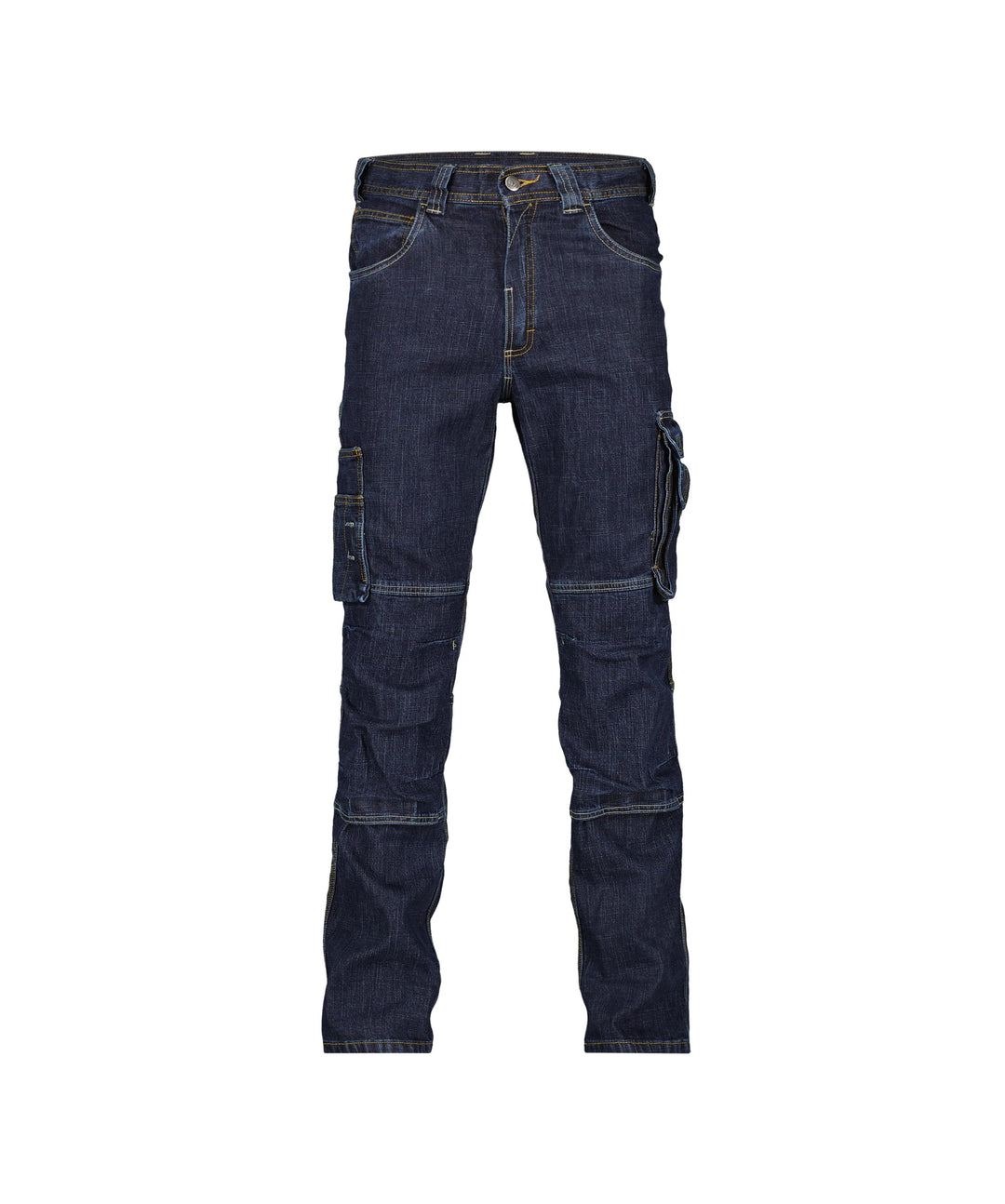 DASSY® Knoxville DASSY® Knoxville Stretch-Arbeitsjeans mit Kniepolstertaschen - Grösse 42 - JEANSBLA