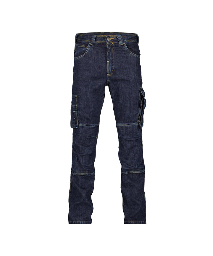 DASSY® Knoxville DASSY® Knoxville Stretch-Arbeitsjeans mit Kniepolstertaschen - Grösse 42 - JEANSBLA