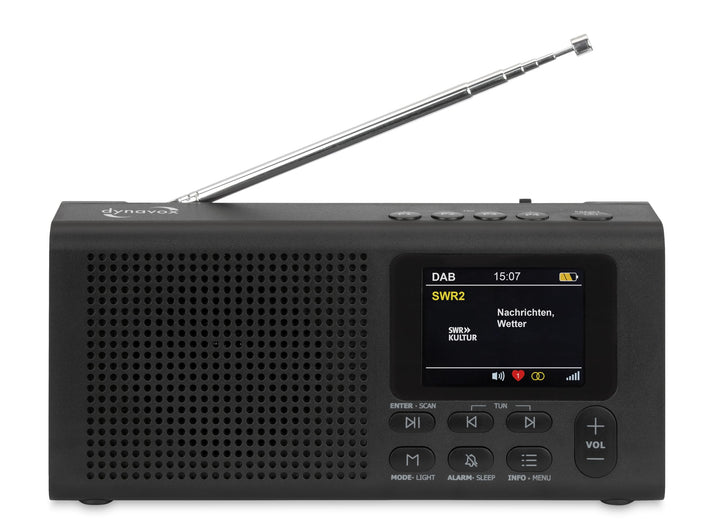 Dynavox DBT200 tragbares, digitales DAB+/UKW Radio, ideal als Küchenradio, Badradio, Büroradio, Werk