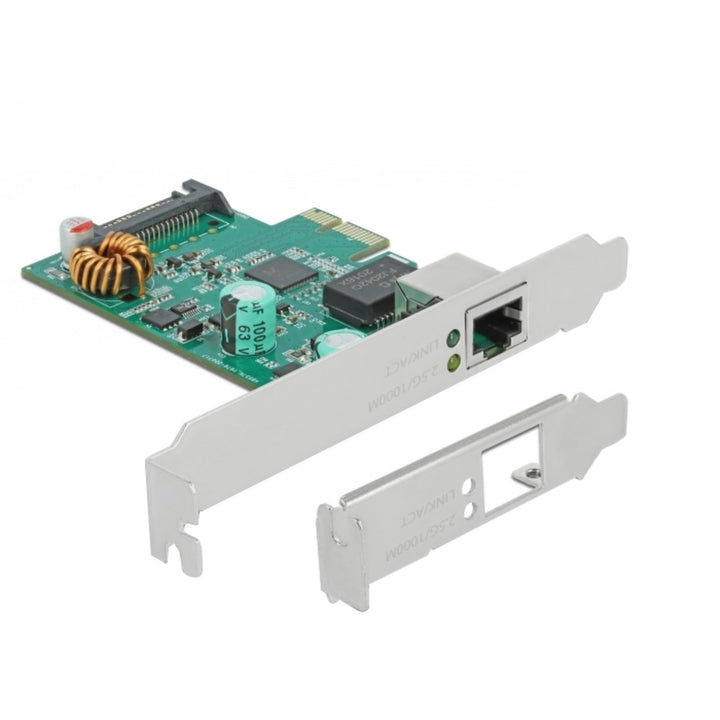 Delock PCI Express x1 Karte 1 x RJ45 2,5 Gigabit LAN PoE+ RTL8125