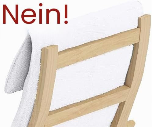 HomeTown Market Der strapazierfähige Pello-Ersatzbezug ist kompatibel mit IKEA Pello Stuhl oder Sess