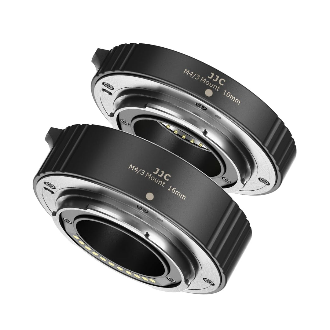 JJC Autofokus AF Zwischenringe 10MM 16MM für Olympus OM-1 E-M5 III E-M1X E-M10 III E-PL9 E-PL8 E-PL7