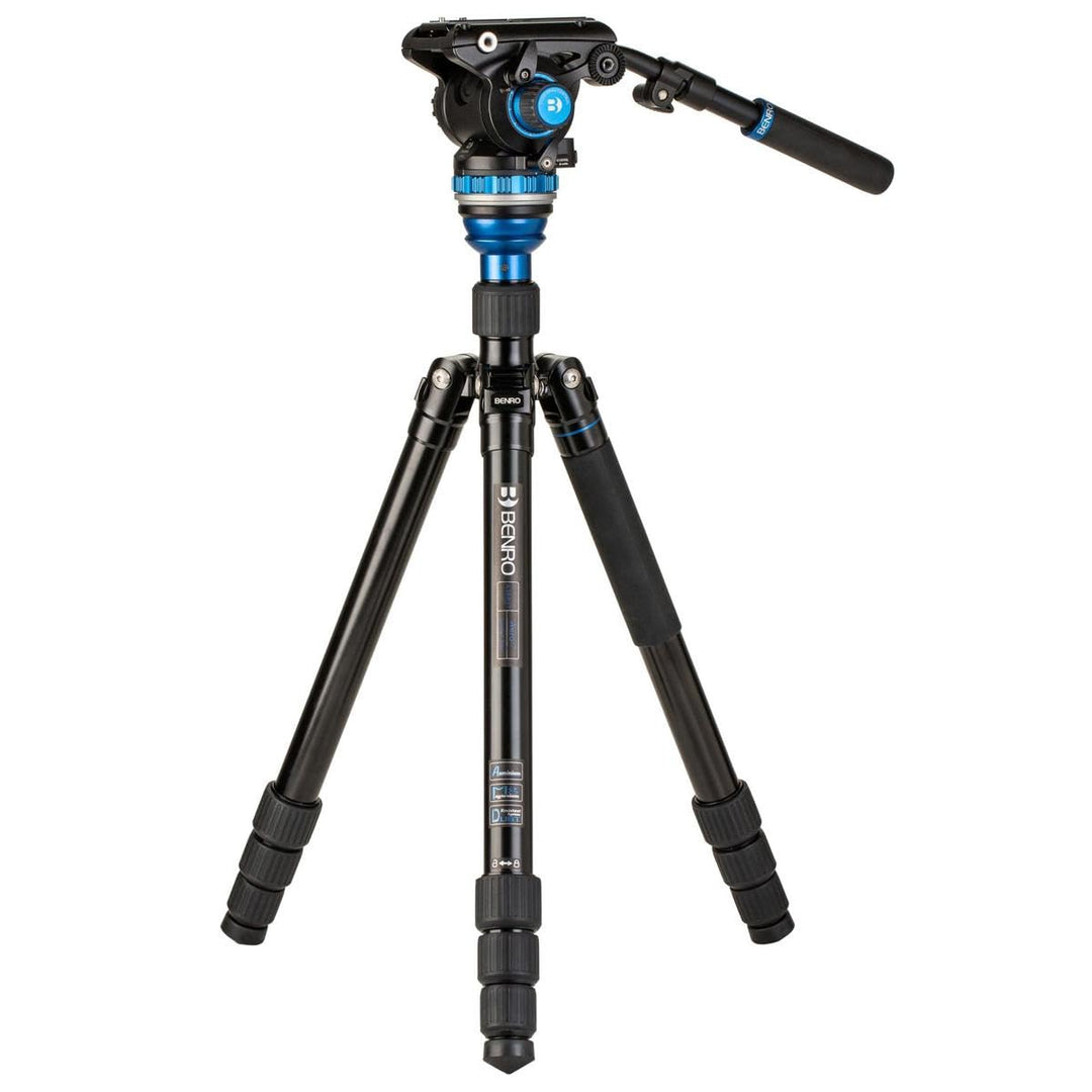 Benro Aero6 Pro Travel Video Tripod Aluminium, A3883TS6PRO, Aluminium