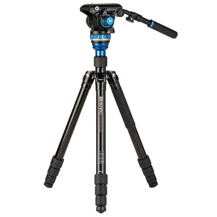 Benro Aero6 Pro Travel Video Tripod Aluminium, A3883TS6PRO, Aluminium