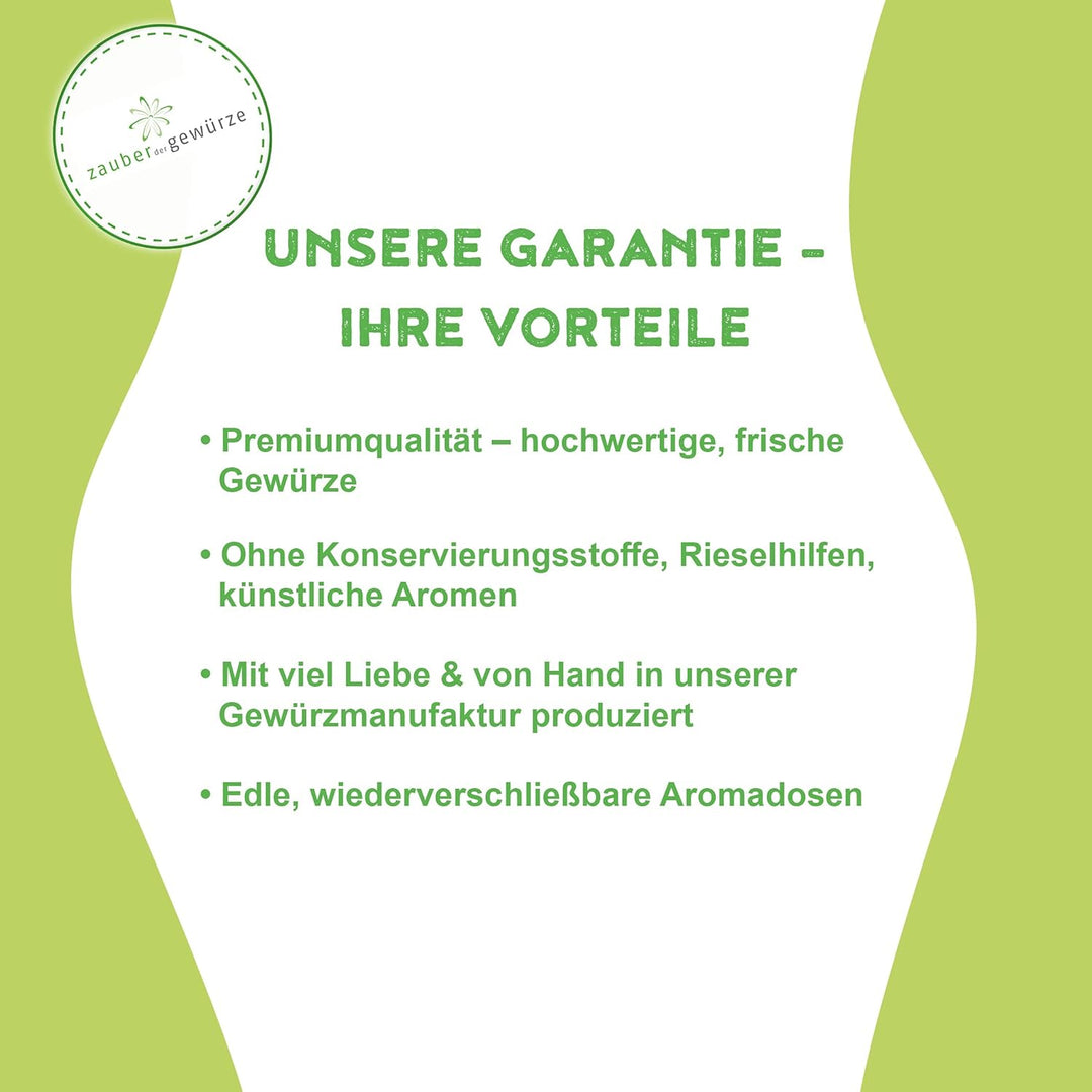Zauber der Gewürze Bourbon Vanille, gemahlen, aromatisches Bourbon Vanillepulver aus Madagaskar, ohn