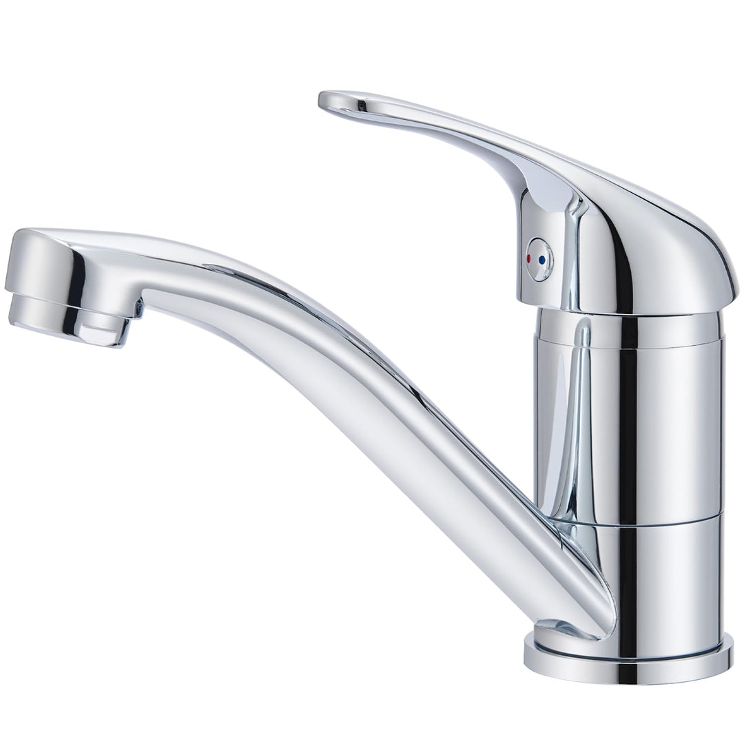 Wasserhahn Bad Klein Waschtischarmatur, Waschbecken Armaturen 360° Drehbar, Armatur Badezimmer Einhe