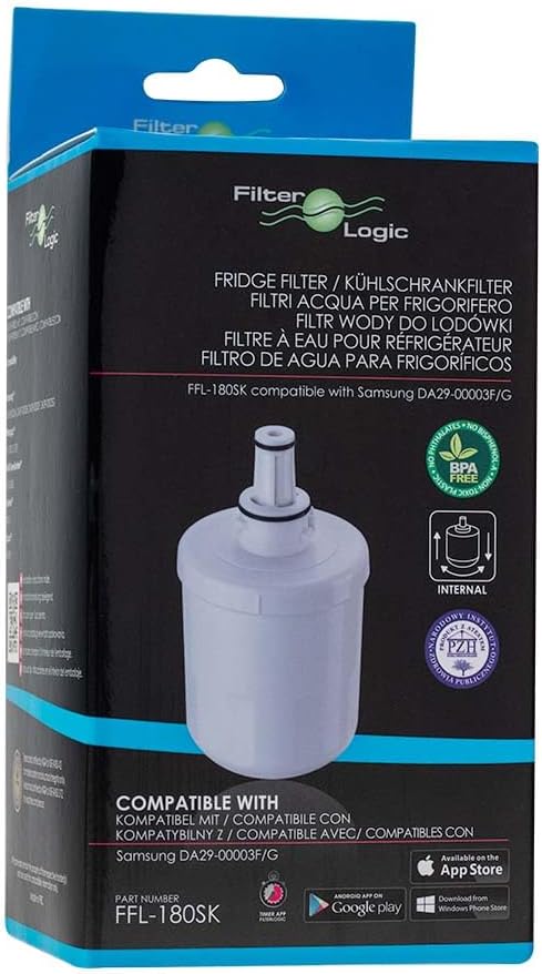 FilterLogic FFL-180SK | 3er Pack - Wasserfilter kompatibel mit Samsung HAFIN2/EXP, DA29-00003G, HAFI