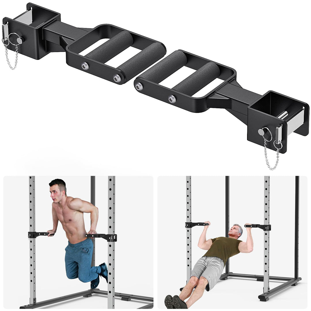 Kipika Muti-Grip Dip-Barren-Aufsatz für 5,1 x 5,1 cm und 7,6 x 7,6 cm Power-Rack, breite und schmale