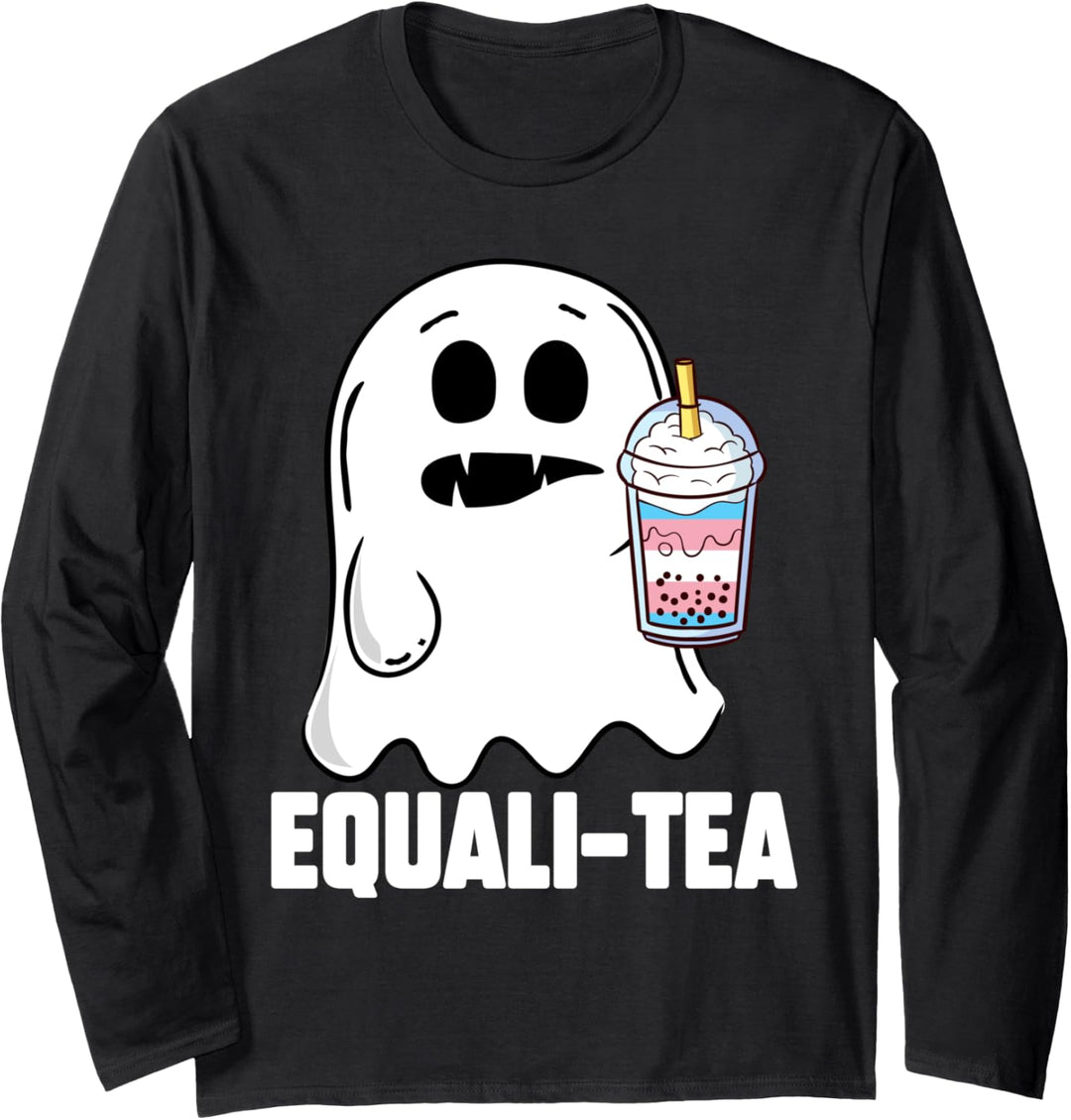 Transgender Ghost Equali-Tee Transgender Ghost Equali Tee Langarmshirt
