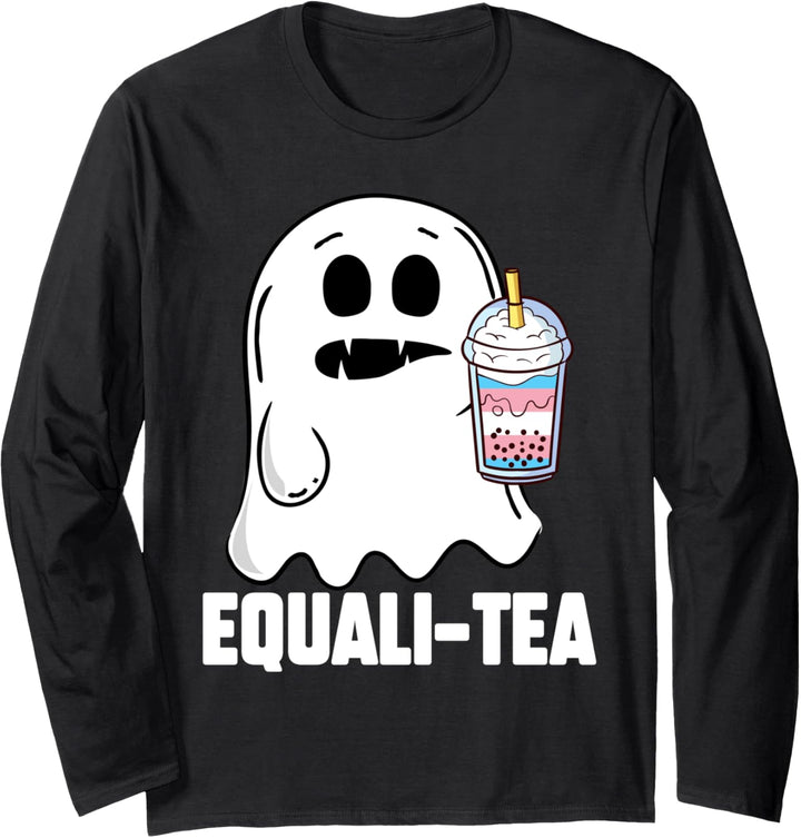 Transgender Ghost Equali-Tee Transgender Ghost Equali Tee Langarmshirt
