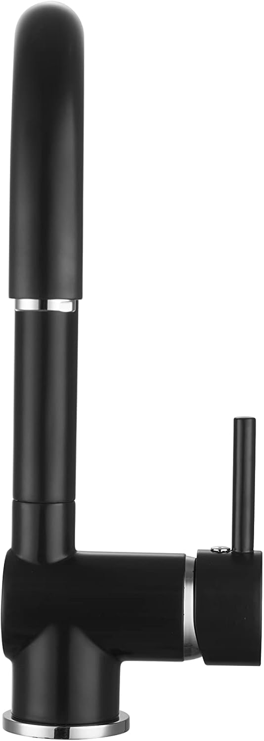 Küchenarmatur Niederdruck PRAG, matt black, rund 21 x 5.5 x 31.5 cm Matt Black, 21 x 5.5 x 31.5 cm M