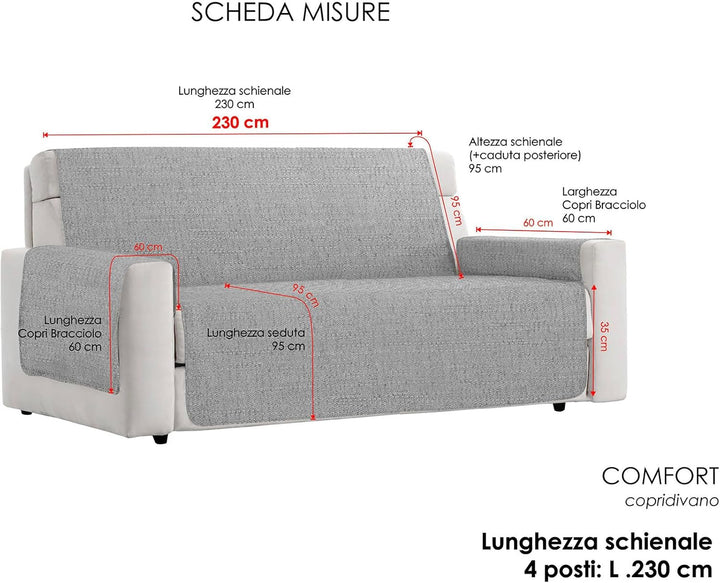 Komfort-Antigleiten-Sofa-Decke,4 Plätze, Braun 4 Plätze Braun, 4 Plätze Braun