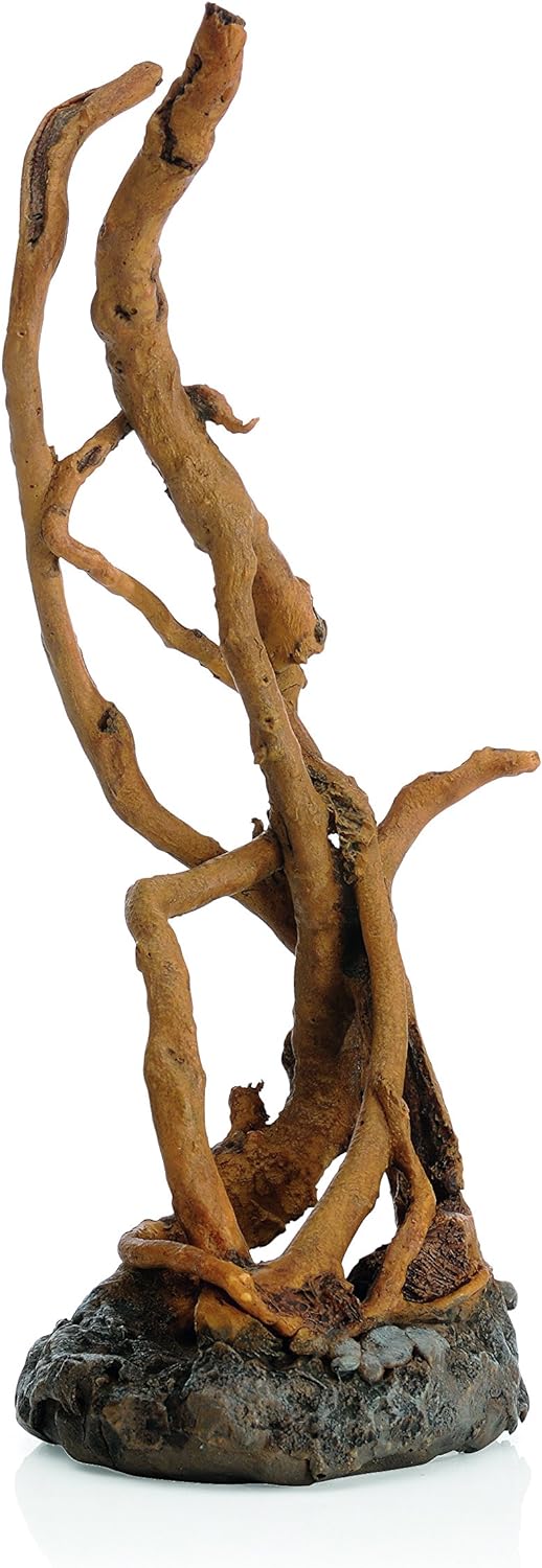 biOrb 46127 Moorgehölz Ornament S - stilvolle Aquariumdekoration in Holz-Optik in lebensechtem 360-G