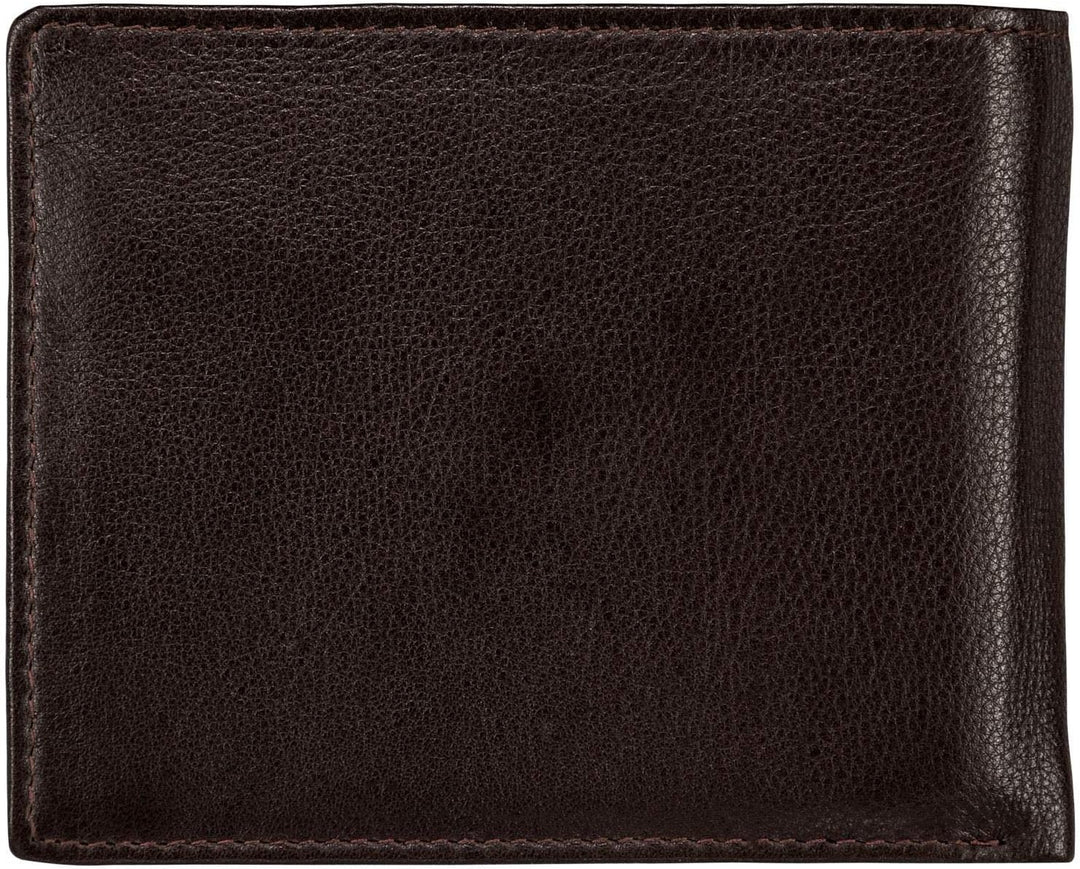 Red Baron Braune Herren Geldbörse aus Leder Querformat RB-WT-006-08
