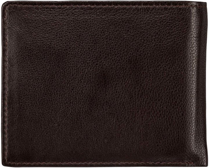 Red Baron Braune Herren Geldbörse aus Leder Querformat RB-WT-006-08